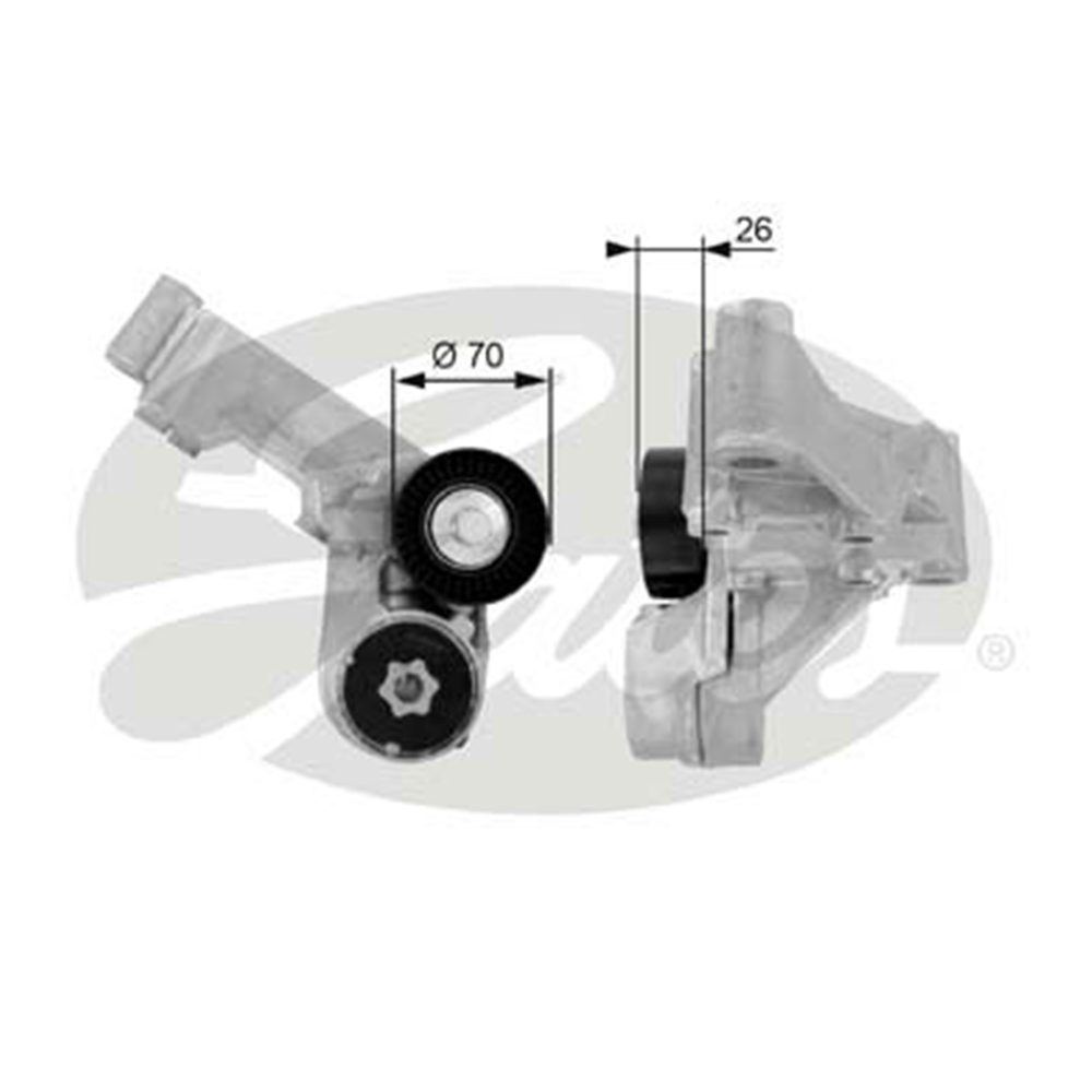 FORD CONNECT/FOCUS 2002-2013 V KAYIS GERGI RULMANI 1S4Q 6A228 AF