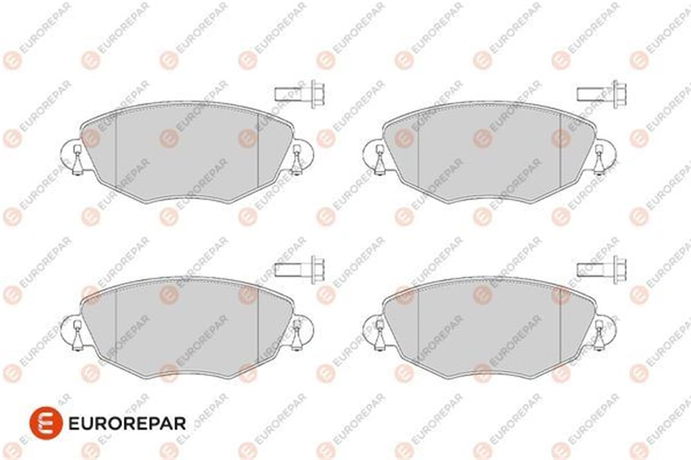 FORD EUROREPAR 1686271780 FREN BALATASI ÖN 01-07 MONDEO JAGUAR X-TYPE I BM