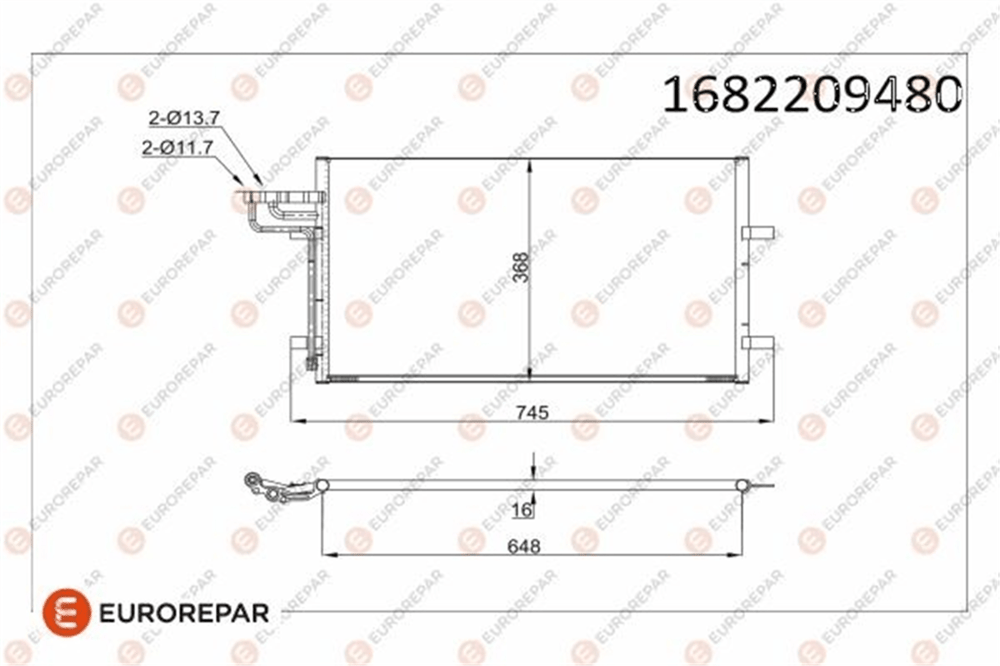 FORD FOCUS/C-MAX 2003-2011 KLIMA RADYATÖRÜ 3M5H 19710 CC