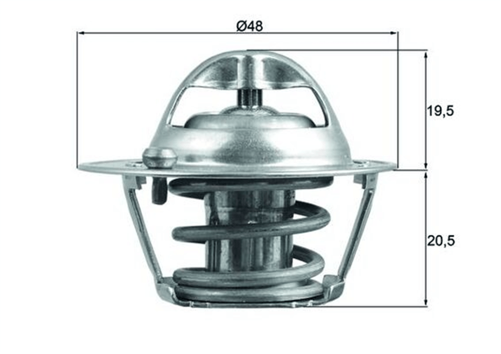 FORD FOCUS/FIESTA 1995-2004 TERMOSTAT 96MM 8575 A1A
