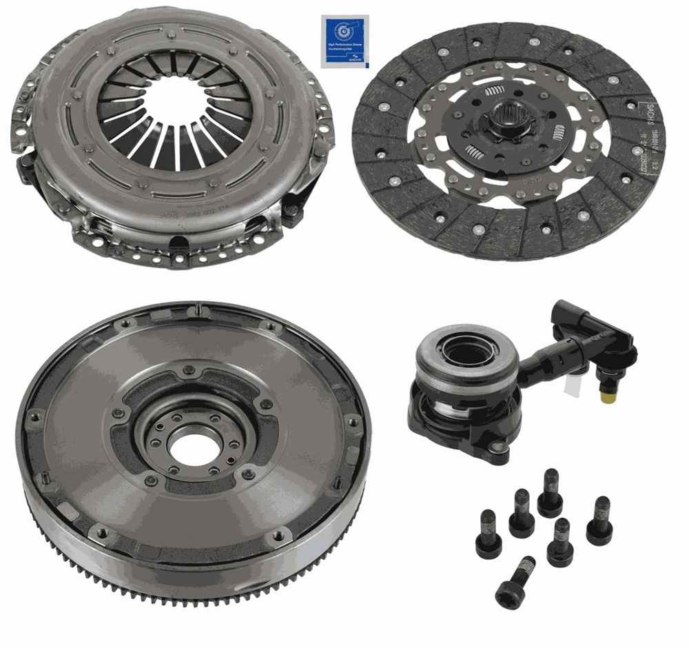 FORD FOCUS/FIESTA/MONDEO/VOLVO/MAZDA 2011 SONRASI VOLANLI DEBRIYAJ SETI AV61 7C625 BA