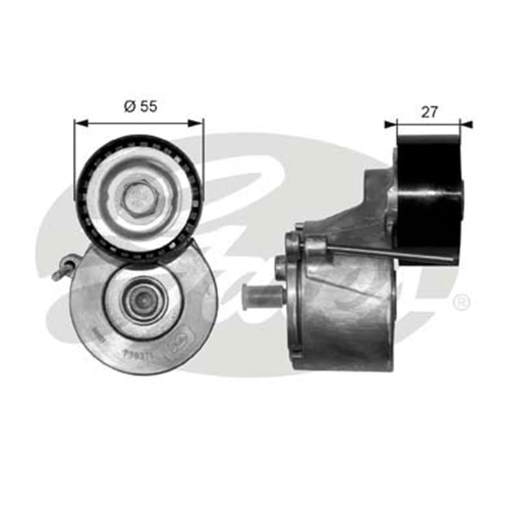FORD GATES GTS T38371 V KAYIS GERGI RULMANI 02-11 FIESTA/FUSION/206/407/PARTNER 1,4 TDCI/1,4 HDI