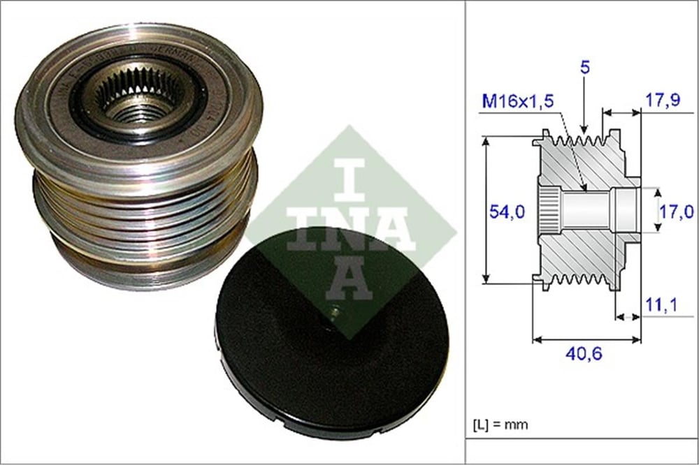 FORD INA INA 535 0121 10 ALTERNATÖR KASNAGI 07- MONDEO/S60/V60 BM
