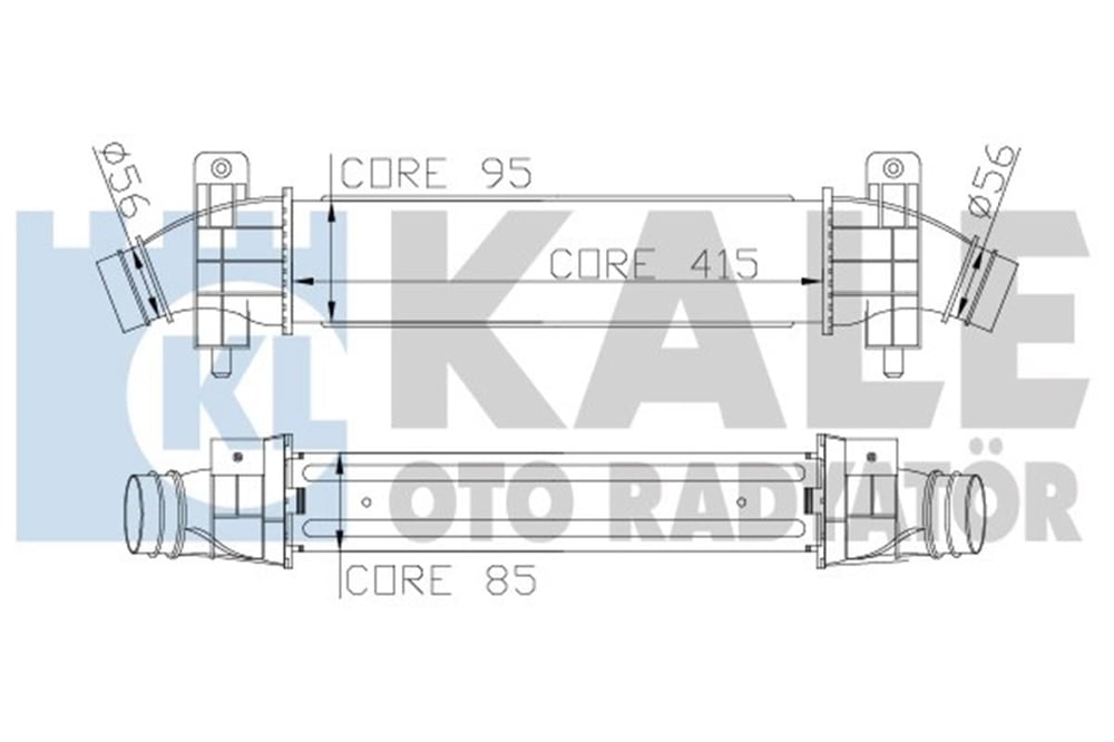 FORD KALE KAL 346700 TURBO RADYATÖRÜ 01-06