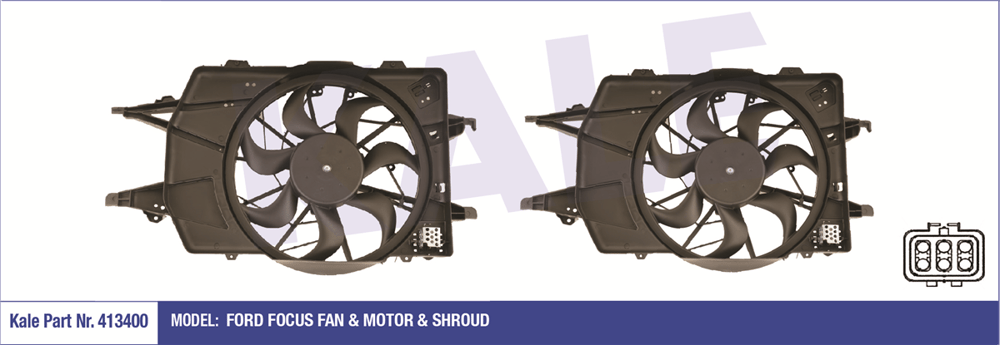 FORD KALE KAL 413400 FAN MOTORU 98-04 FOCUS 1,6 ZETEC-S