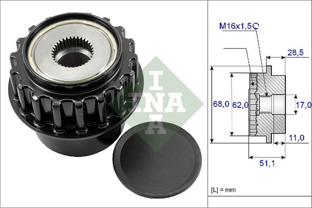 FORD S60/S80 2007 SONRASI ALTERNATÖR KASNAGI 6G9N 10300 MA*
