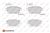 FORD TRANSIT V-347 2006-2014 FREN BALATASI ARKA 6C11 2M008 AF