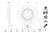 MERCEDES 1997-2000 FRENDISKI MB2224231400; MBA2224231400