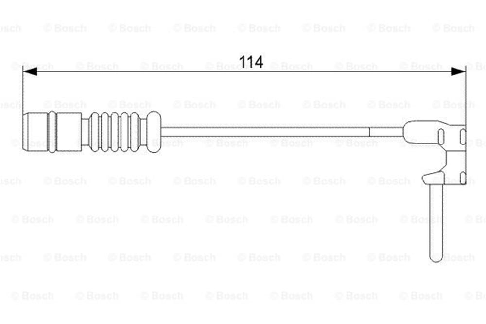 MERCEDES BOSCH BCH 1987473011 DISKBALATAIKAZKABLOSU114MM 97-00