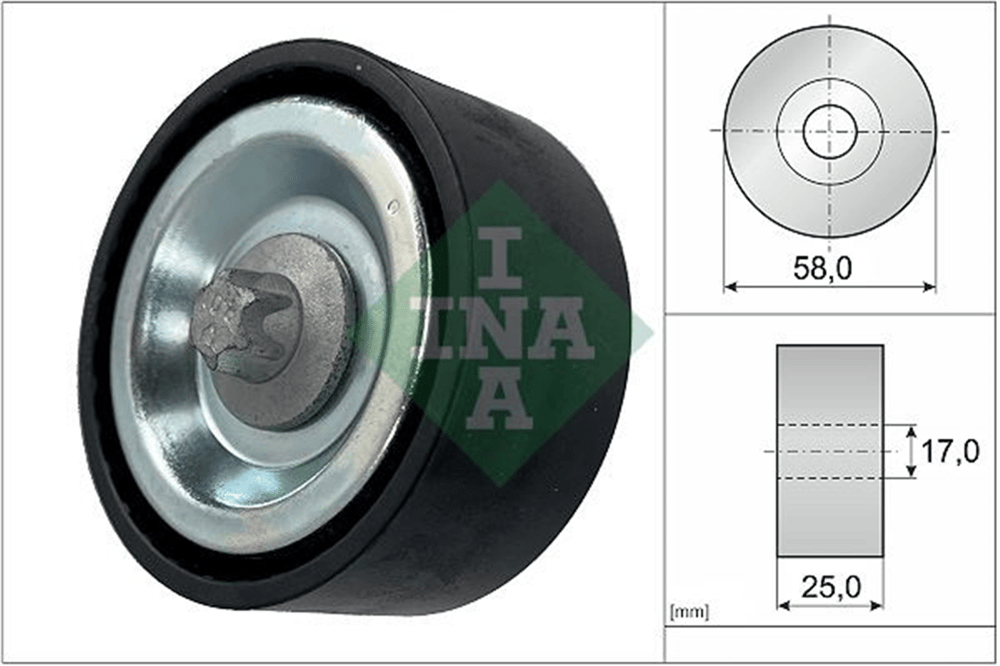 MERCEDES INA INA 532 0669 10 V KAYIS GERGI RULMANI 04-12 W169-245 M266