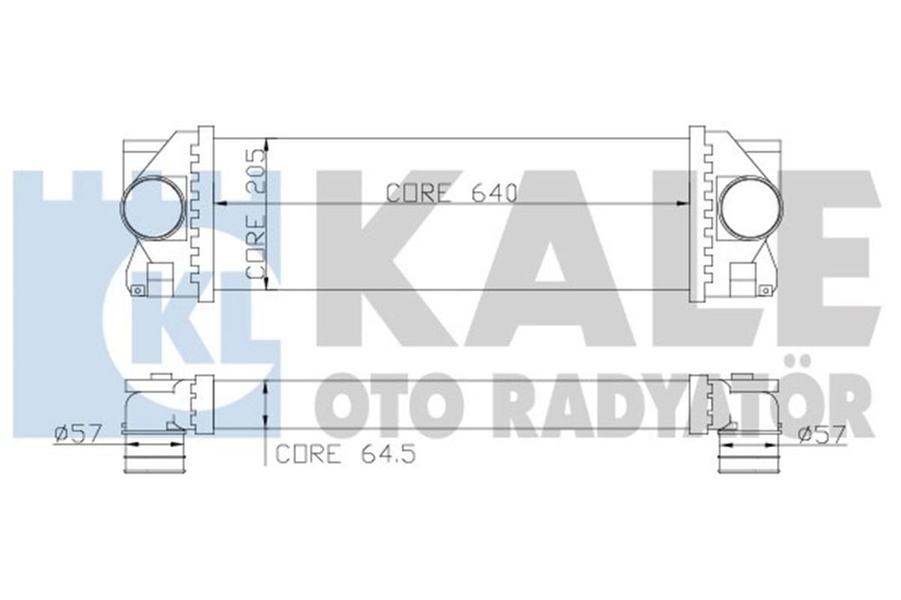 MERCEDES KALE KAL 342800 TURBO RADYATÖRÜ 06-