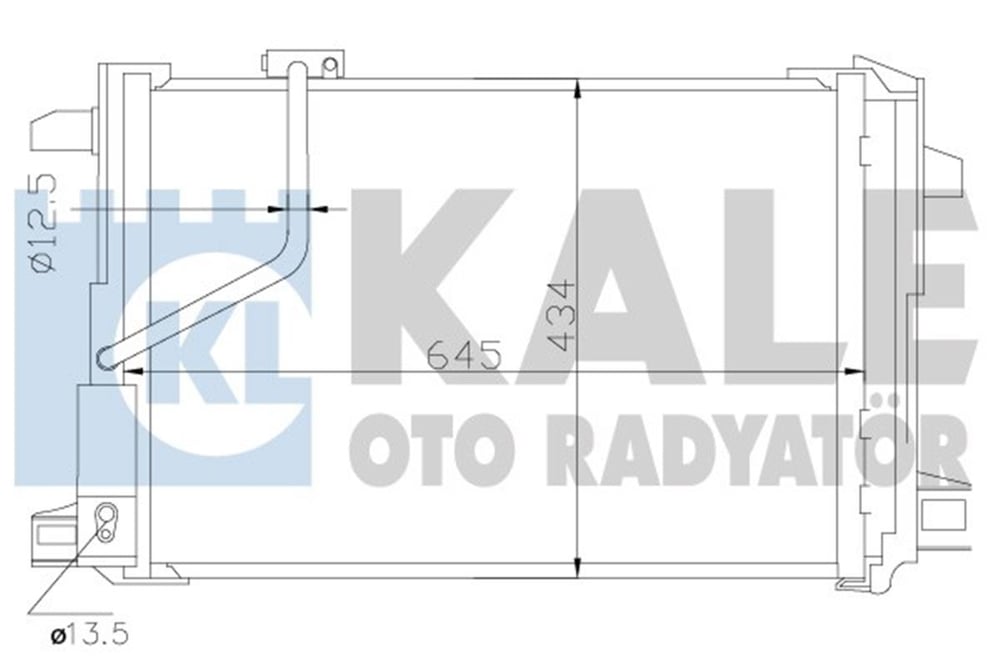 MERCEDES KALE KAL 343030 KLIMA RADYATÖRÜ 2007-2013