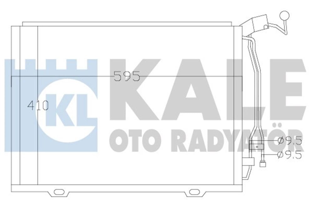MERCEDES KALE KAL 392500 KLIMA RADYATÖRÜ 97-01