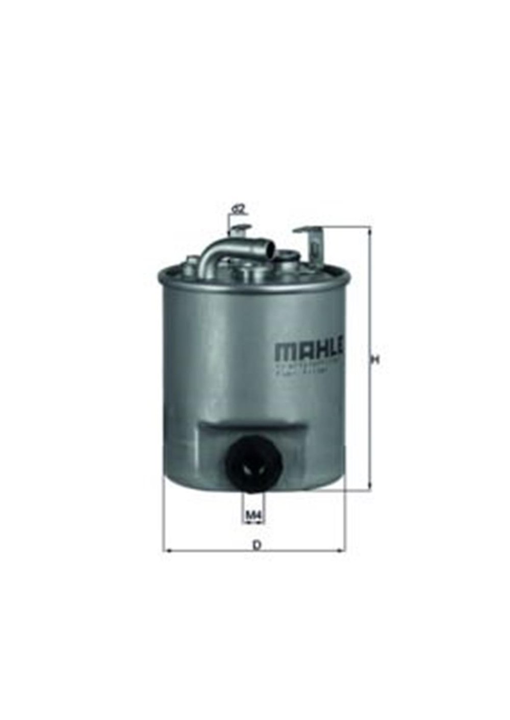 MERCEDES MAHLE MHL KL195 YAKIT FILTRESI 00-06 SPRT 316.416CDI OM 612-981