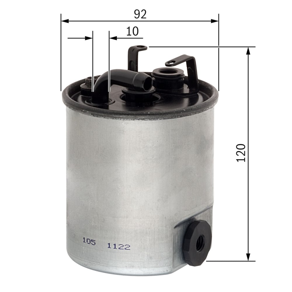 MERCEDES W124-201 SPRT 208-308-312 YAKIT FILTRESI A6010901452