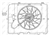 MERCEDES W202-210 1993-2003 RADYATÖR FANI A0015003593