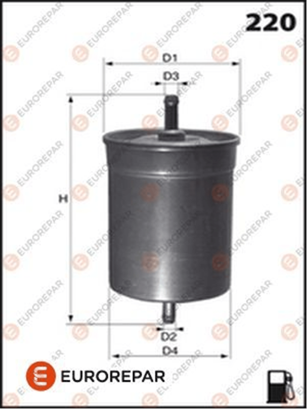 OPEL EUROREPAR E145055 YAKIT FILTRESI 97-00