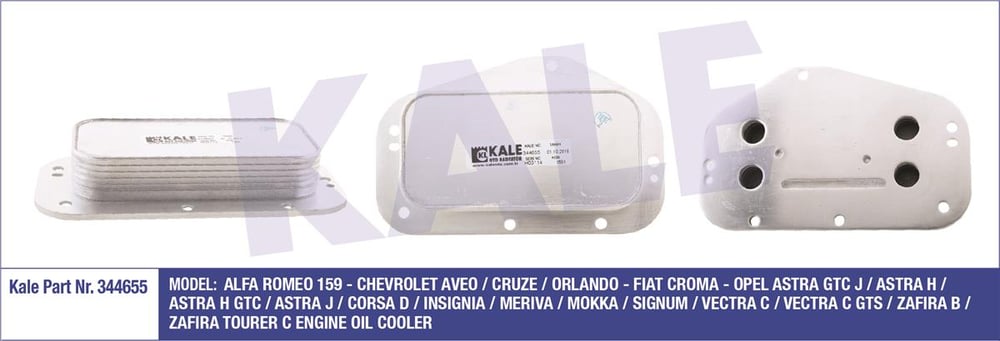 OPEL KALE KAL 344655 YAG SOGUTUCUSU 07-