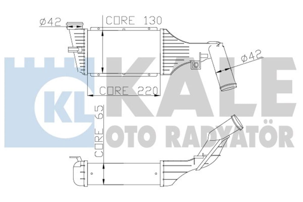 OPEL KALE KAL 345200 TURBO RADYATÖRÜ 98-04
