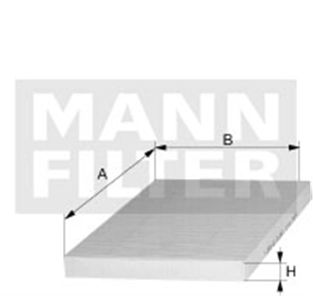 OPEL MANN MANN CUK 24 003 POLEN FILTRESI 14-