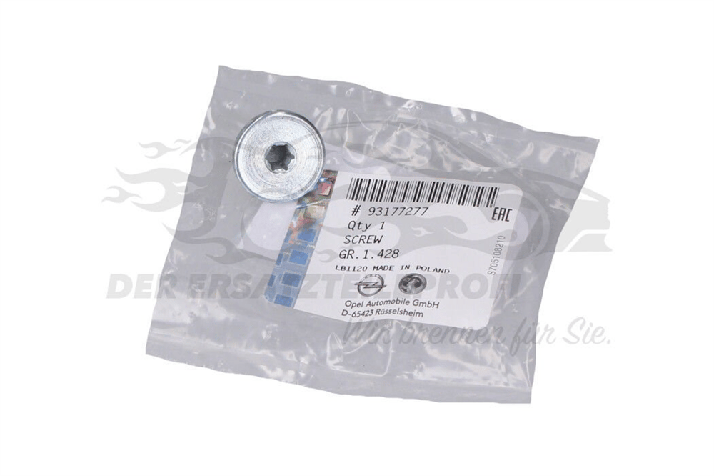 OPEL OE-OPEL 93177277 KARTER TAPASI 96- ASTRA F-G-H-J CORSA B-C-D VECTRA B-C INSIGNIA BM