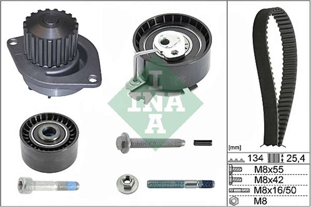 PEUGEOT 206/206+/207/208/301/307/308/C4 2002 SONRASI TRIGER SETI+DEVIRDAIM 1610793480 / 1643639680