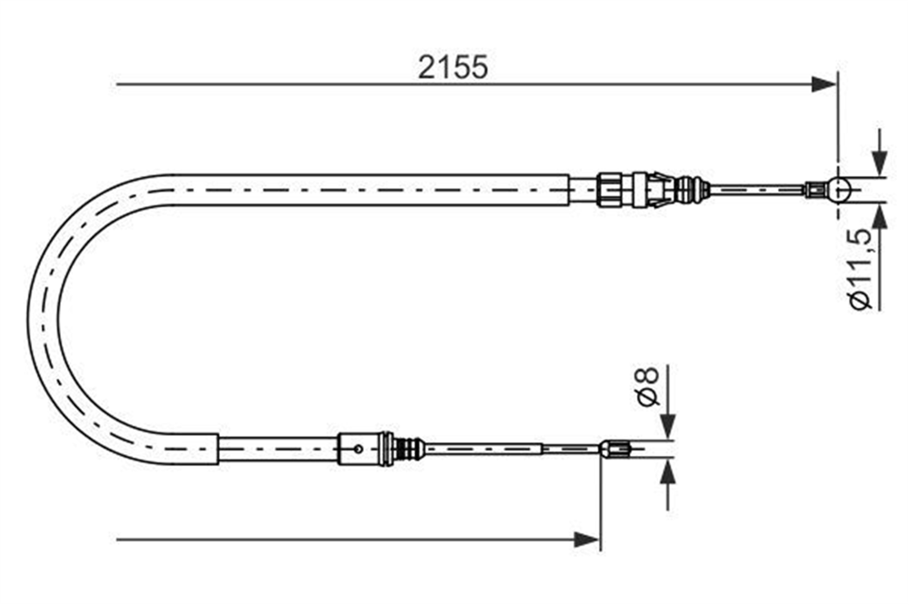 PSA BOSCH BCH 1987477994 EL FREN TELI 04- 407 B.M