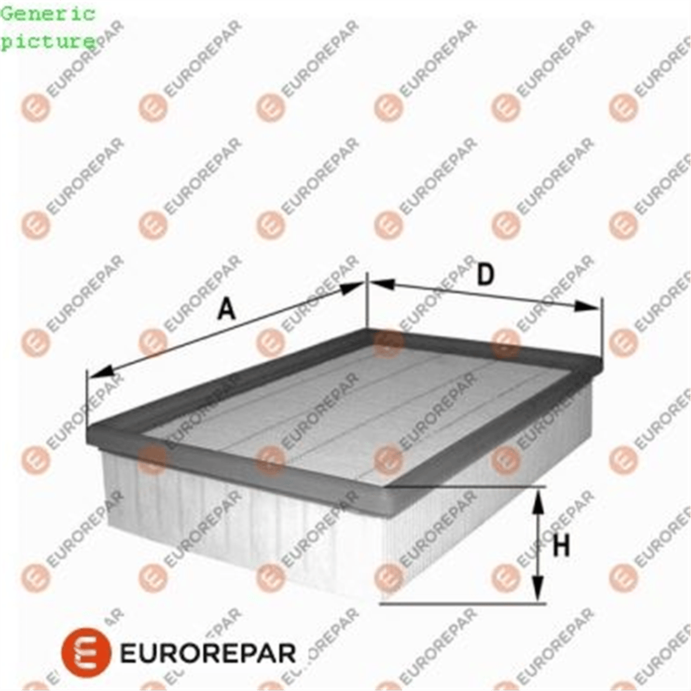 PSA EUROREPAR 1680328680 HAVA FILTRESI 97-00