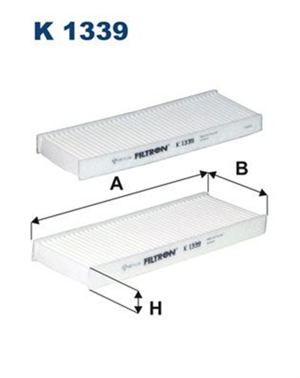 PSA FILTRON FILT K 1339-2X POLEN FILTRESI 2012-