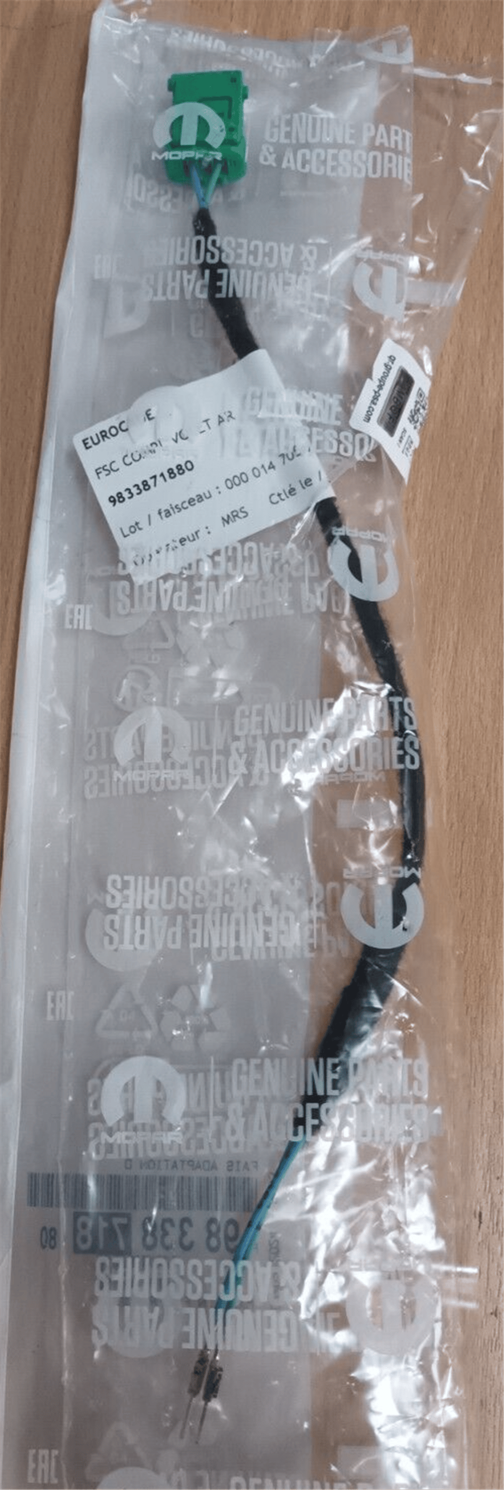 PSA PEUGEOT 1997-2000 ARKA TAMPON ARA KABLO 9833871880