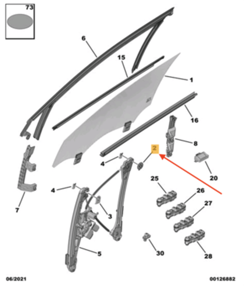 PSA PEUGEOT 1997-2000 CAM KRIKO ARA PUL