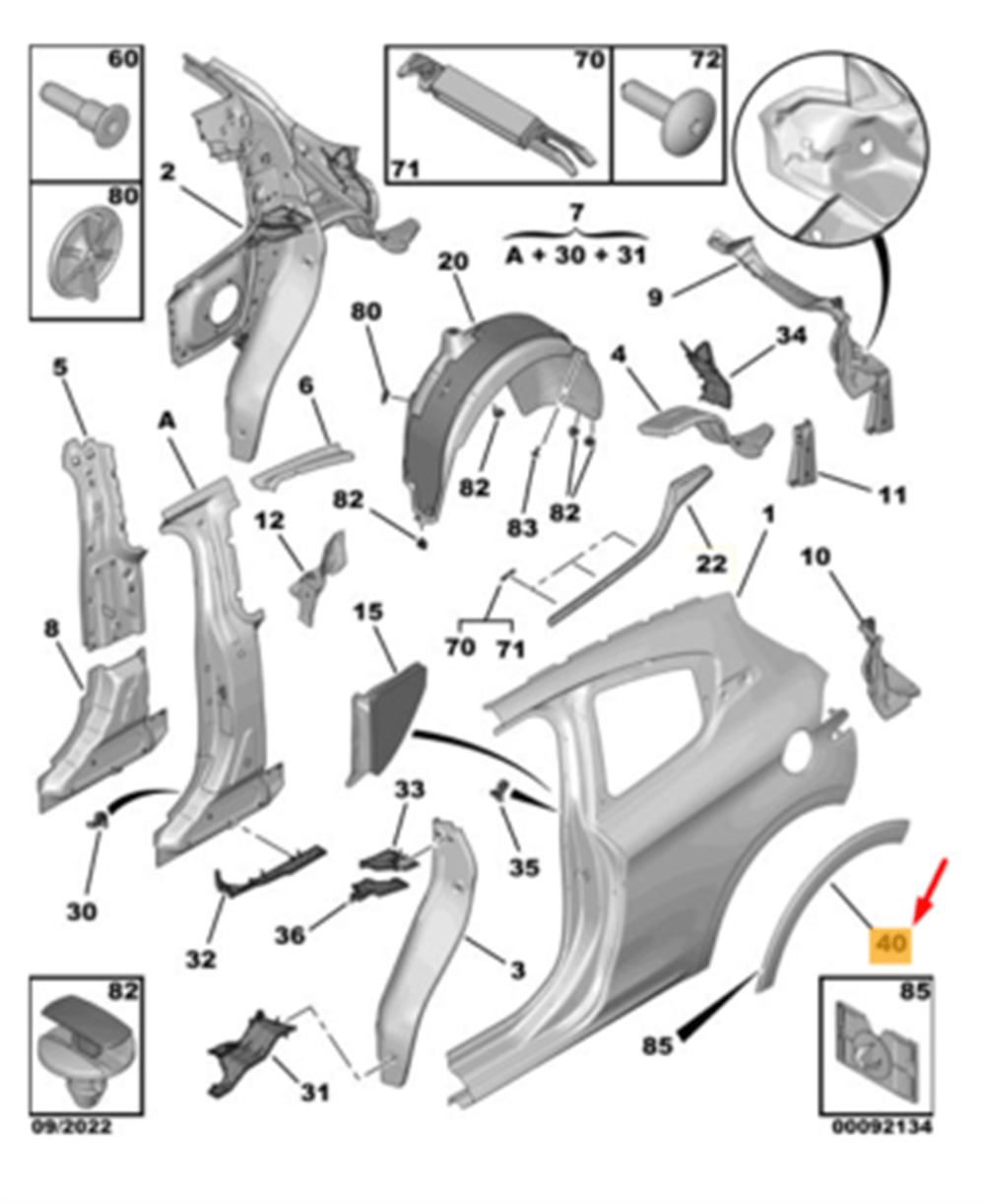 PSA PEUGEOT 1997-2000 SAGARKACAMURLUKBAKALIT