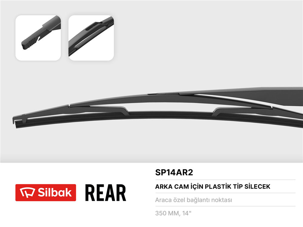 PSA SILBAK SIL SP14AR2 SILECEK SÜPÜRGESI ARKA 09-15 BIPPER-NEMO 1.4