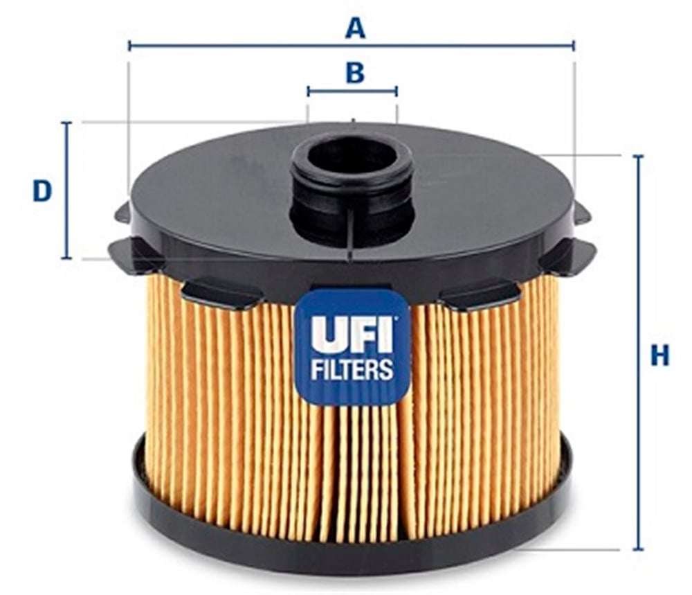 PSA UFI UFI 26.688.00 YAKIT FILTRESI 99- PARTNER / BERLINGO 1.9 DW8