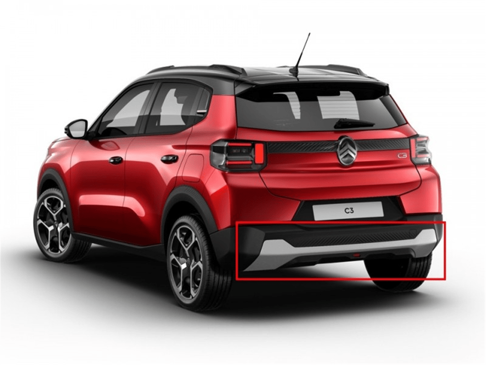 PSA YENI C3 1997-2000 ARKA TAMPON BANDI