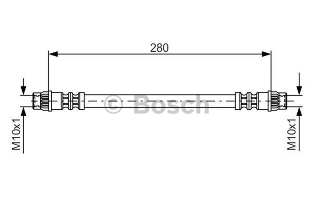 RENAULT BOSCH BCH 1987476517 FREN HORTUMU ARKA 04- LOGAN BM