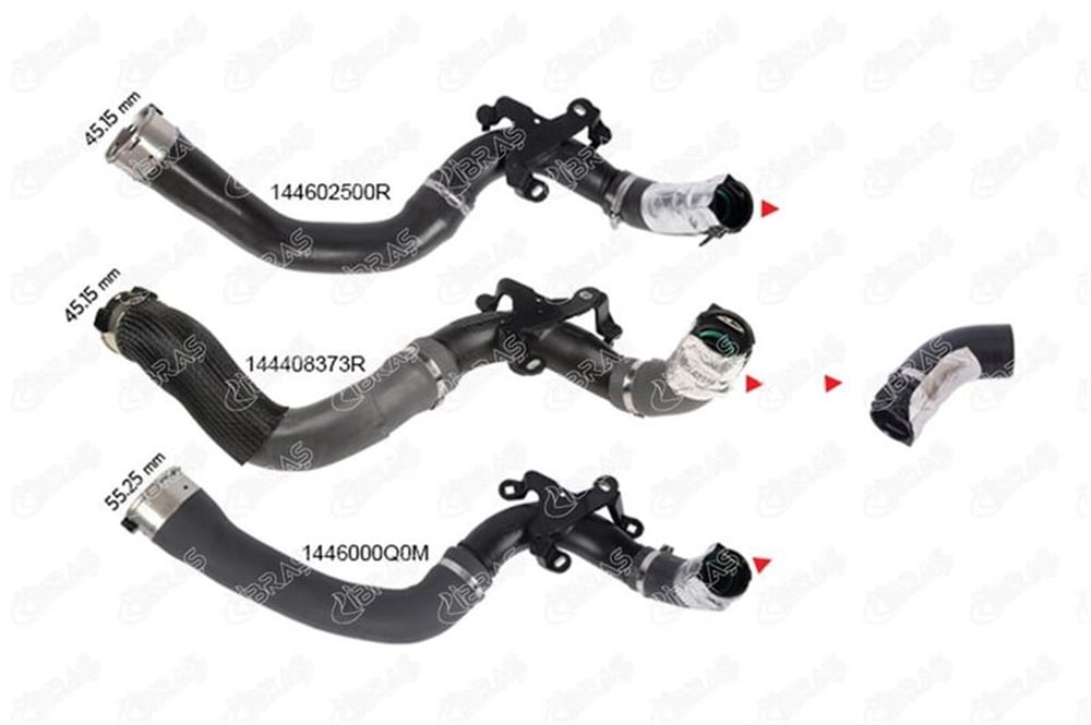RENAULT IBRAS IBR 11044 TURBO HORTUMU 12- CLIO IV/CAPTUR/LOGAN MCV/SANDERO 1.2 Tce
