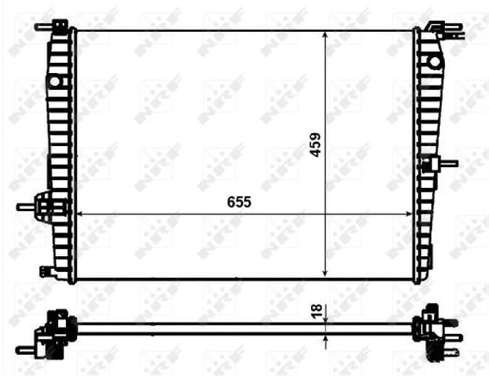 RENAULT NRF NRF 53011 SU RADYATÖRÜ 08-