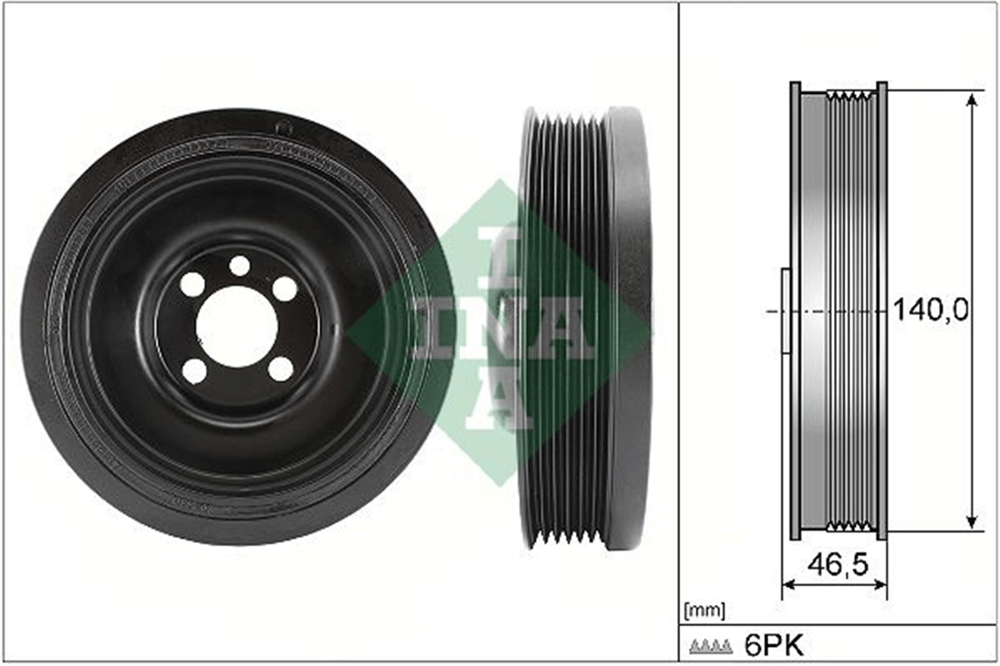 VOLKSWAGEN CADDY-T5,5-AMAROK-GOLF6-JETTA 2010 SONRASI KRANK KASNAGI 038105243M