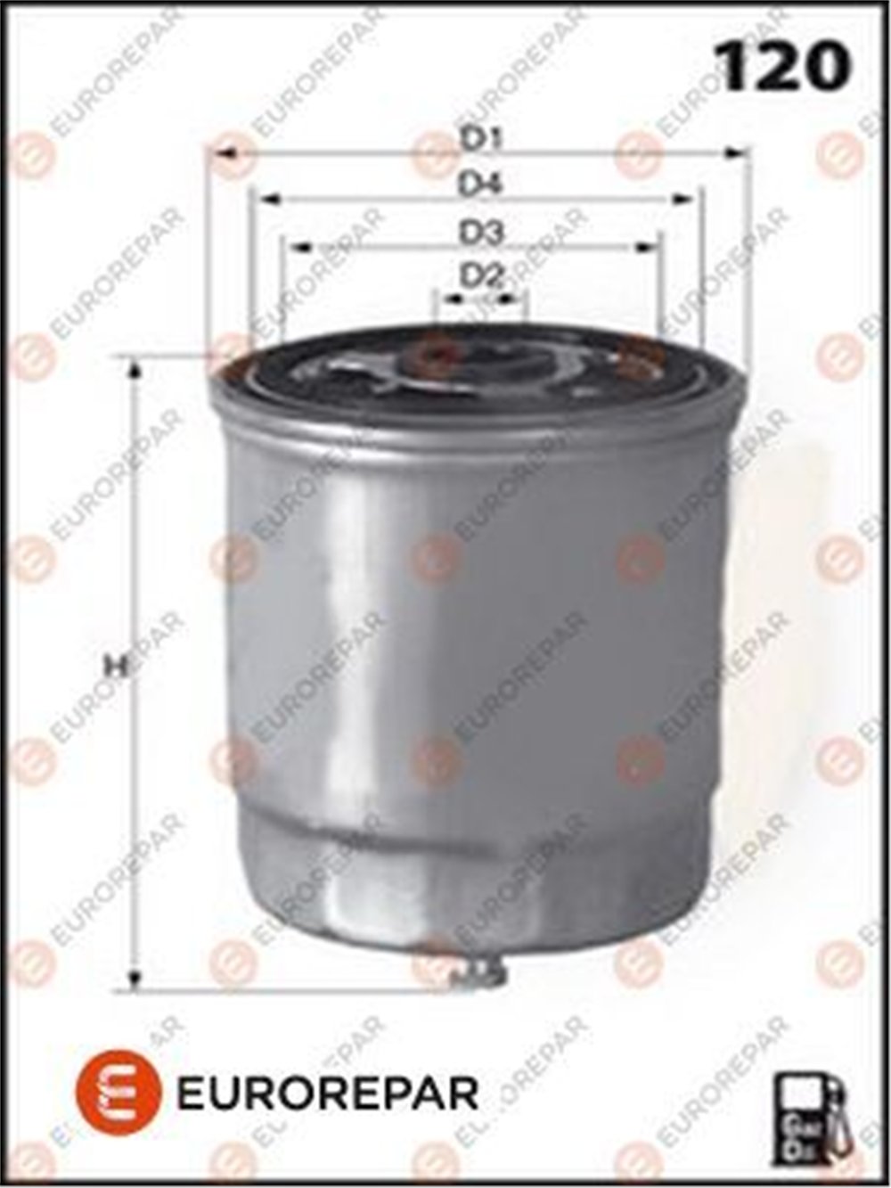VOLVO EUROREPAR E148149 YAKIT FILTRESI 01- VOLVO S60/S80/V70/XC90 2.4D-D5