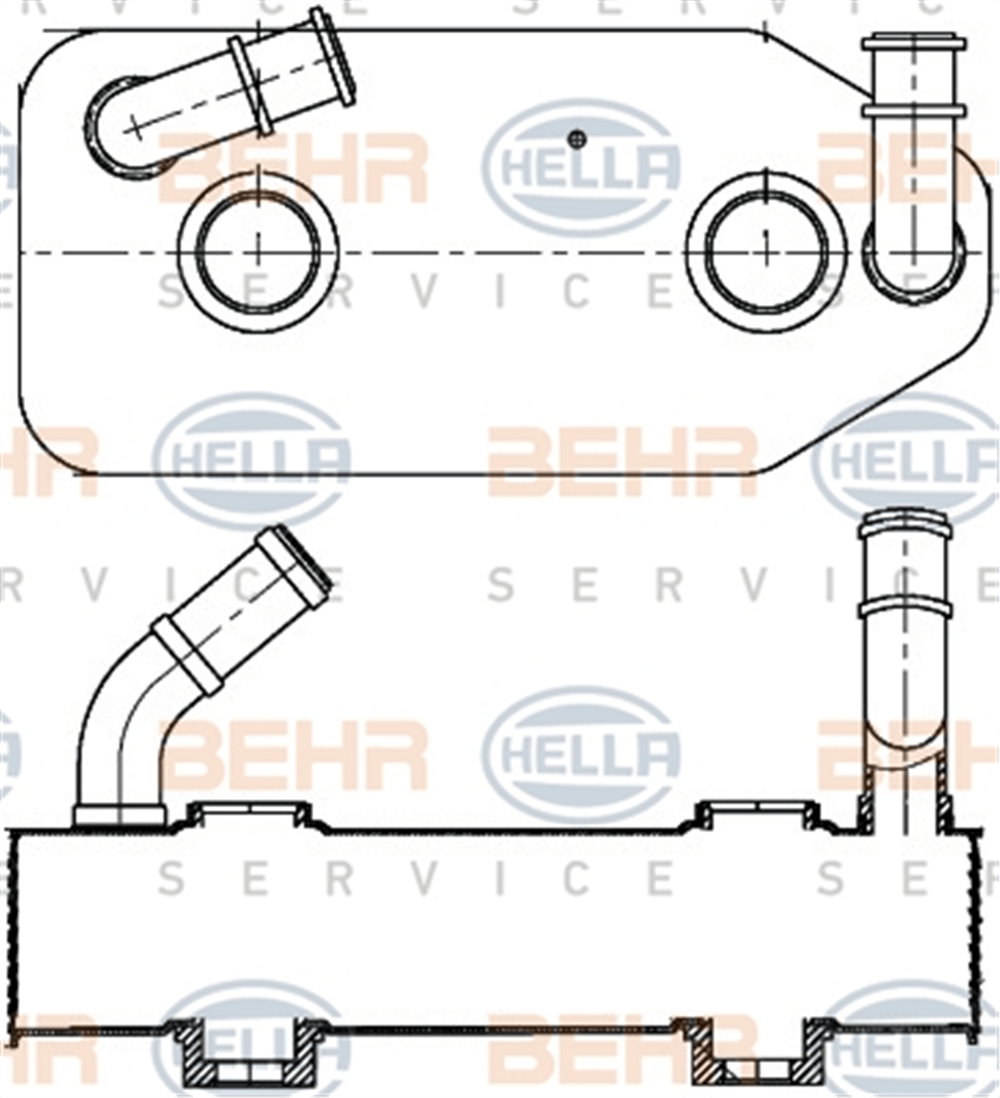 VW BEHR BHR CLC 178 000S SANZUMAN YAG SOGUTUCU 97-04