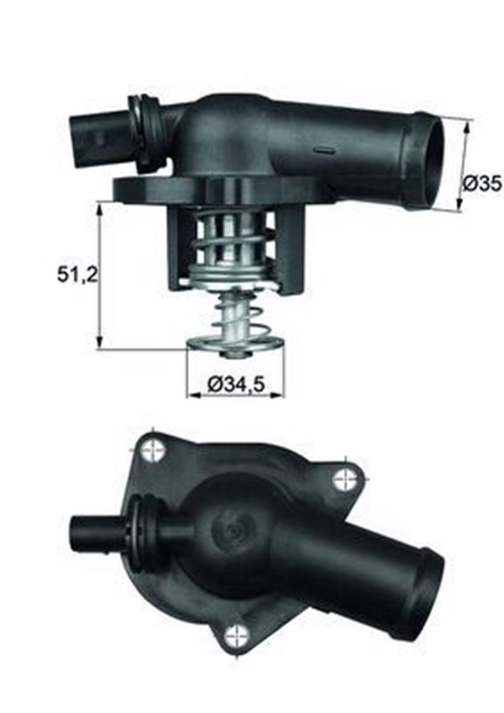 VW BEHR-T BH TI17109 TERMOSTAT 00-05