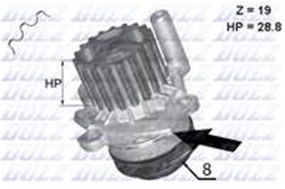 VW DOLZ DOLZ A224 DEVIRDAIM 05- PASSAT-GOLF5-A3-LEON BKP-BKD-AVF-AUY 1,9 TDI-2,0 TDI