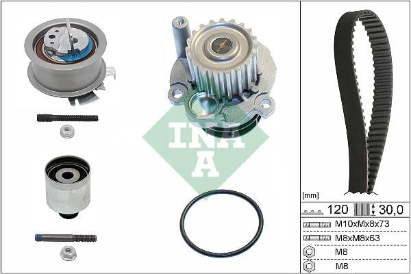 VW INA INA 530 0201 32 TRIGER SETI 01-10 POLO-CADDY-T5-GOLF5-PASSAT-A3-LEON AMF-AVF-AXB-BJB-BKC-BLS-BNV-BNM-BLS 1,4 TDI-1,9 TDI