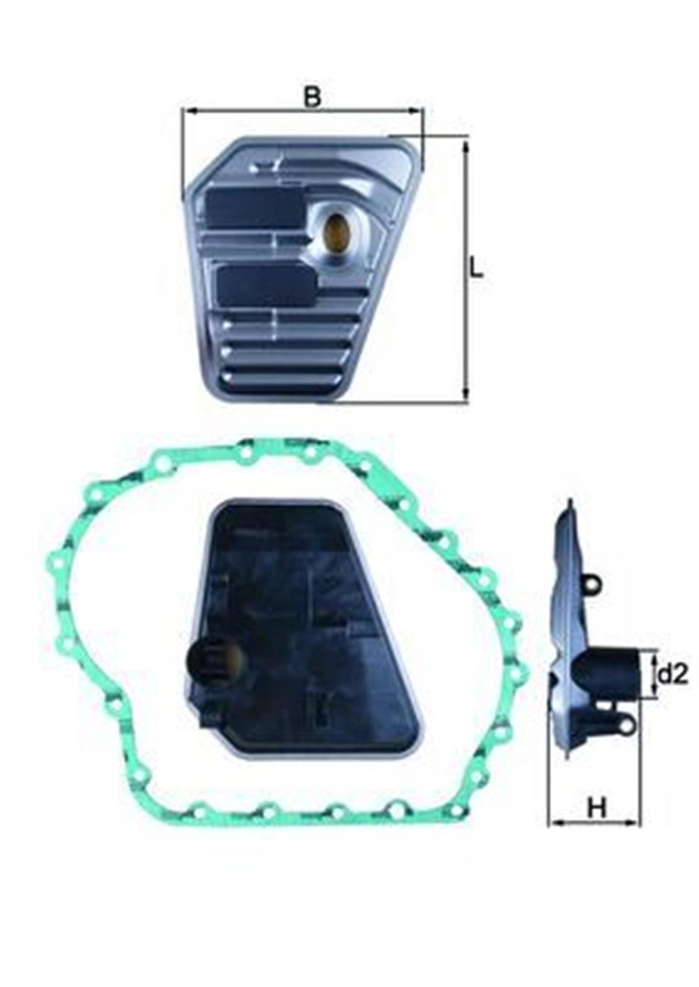 VW MAHLE MHL HX167D SANZUMAN YAG FILTRESI 00- A4-A6 BM