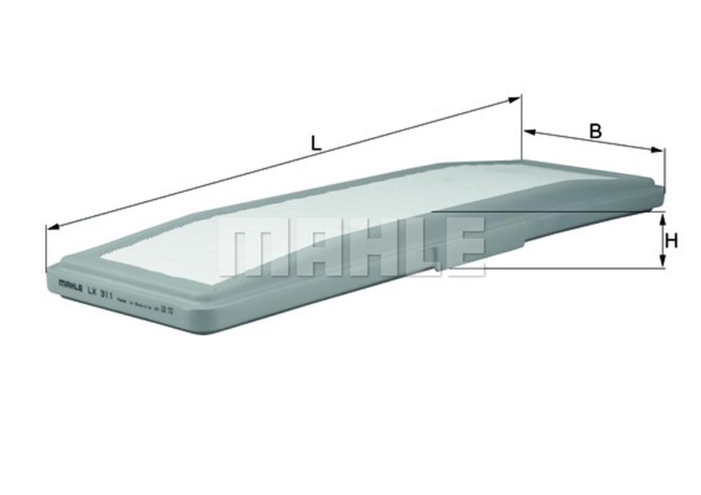 VW MAHLE MHL LX311 HAVA FILTRESI 77- 928 M 28.01 4,5-4,7-5,0