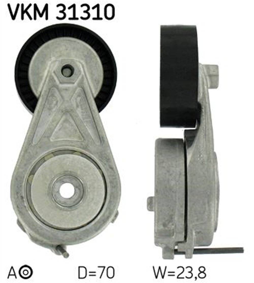 VW SKF SKF VKM 31310 V KAYIS GERGISI KOMPLE 08- A4-A5-Q5 CFPA-CJKA-CAEB-CDHA 1,8 TFSI