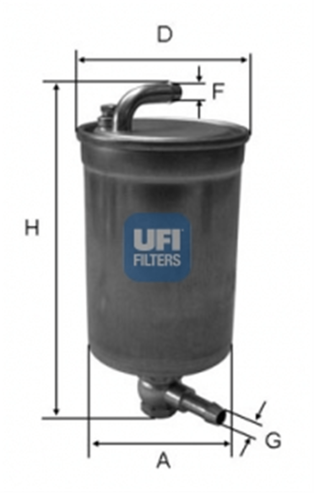 VW UFI UFI 24.072.00 YAKIT FILTRESI 04-08 A4 BPP-BKN 2,7 TDI-3,0 TDI