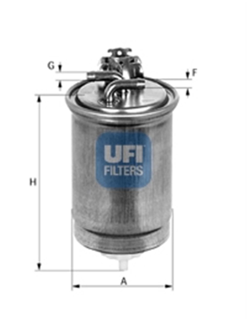 VW UFI UFI 24.424.00 YAKIT FILTRESI 97-04 PASSAT-A4-A6 AFB-AKN-AKE 2,5 TDI