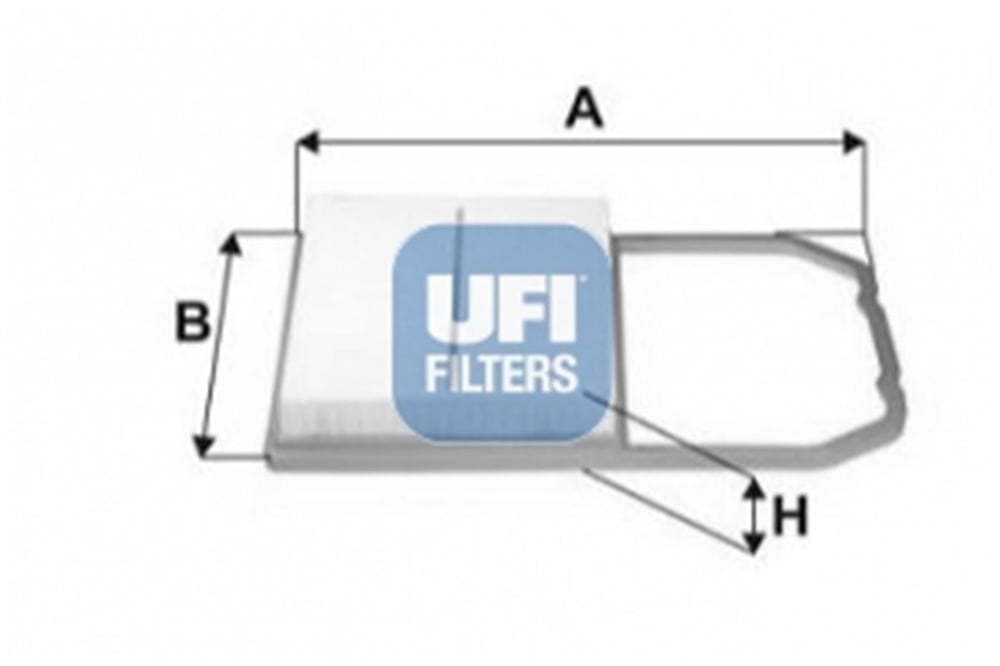 VW UFI UFI 30.A42.00 HAVA FILTRESI 17- POLO-IBIZA CHYB-CHYC-DFNB 1,0